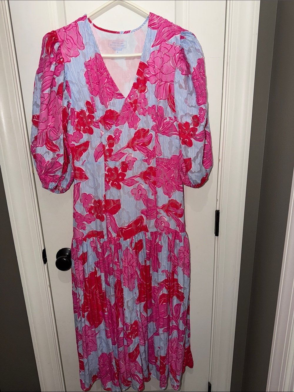 VINEYARD VINES KENTUCKY DERBY ROSES DRESS 6